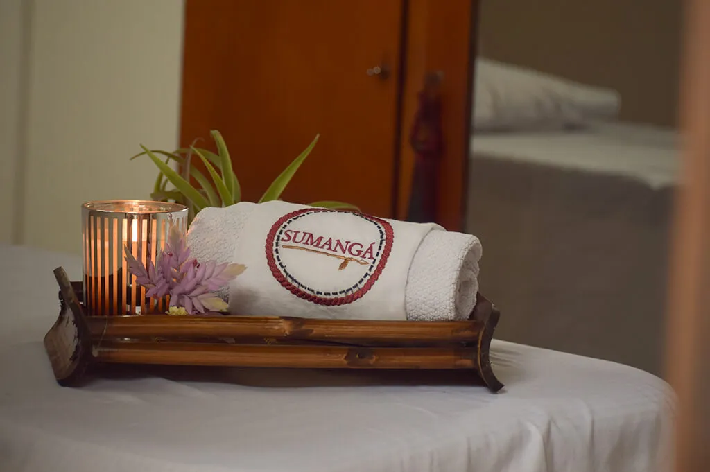 hot stones massage at sumanga boutique hotel